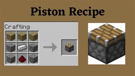 Minecraft Piston Recipe: Complete Guide | eSportsLatest