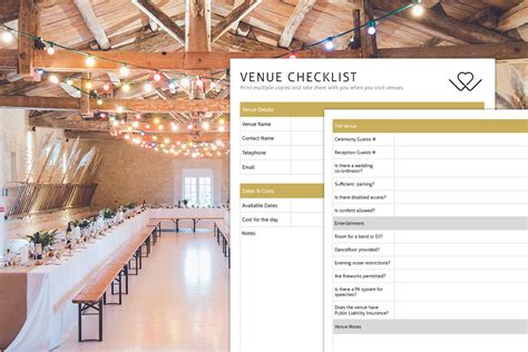 Venue Booking Checklist - Project Jarvis