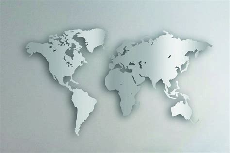 Metal World Map Metal Wall Decor Metal Wall Artworld - Etsy | World map wall art, Map wall art ...