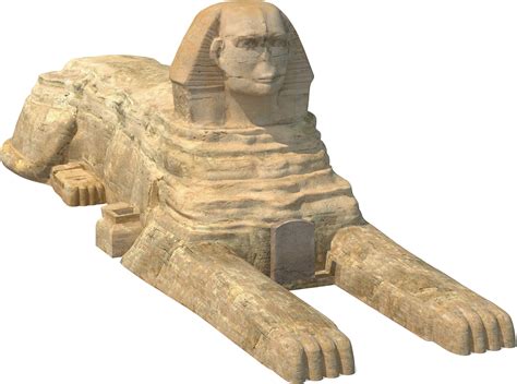 Great Sphinx of Giza PNG transparent image download, size: 1412x1049px