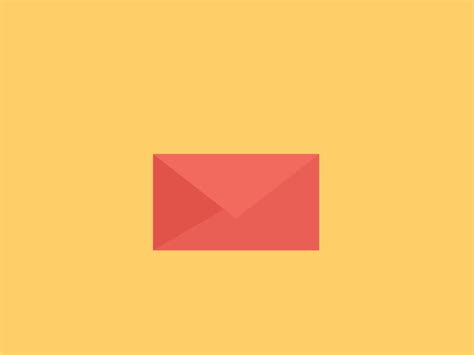 Mail Icon (GIF) by Brittany Schade on Dribbble