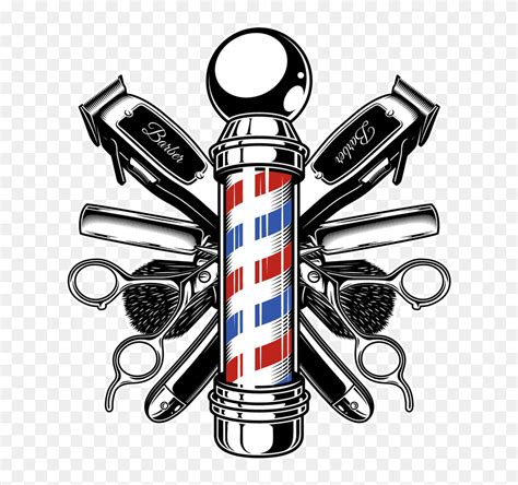 Download Illustration Clipart (#5367055) - PinClipart | Barbershop design, Barber logo, Barber ...