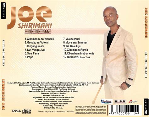 Xitsonga Lyrics: Joe Shirimani Xinghunghumani Album 2017 se yi humile!