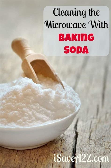 Cleaning the Microwave With Baking Soda - iSaveA2Z.com