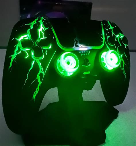 Lightning theme - RGB LED - All Black - Premum Custom Wireless ...