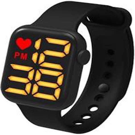 Rectangular Unisex Digital Wrist Watch, For Daily at Rs 50/piece in New ...