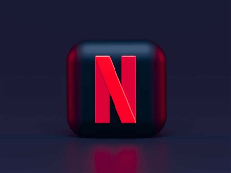 Download 3D Logo Black And Red Netflix Background | Wallpapers.com