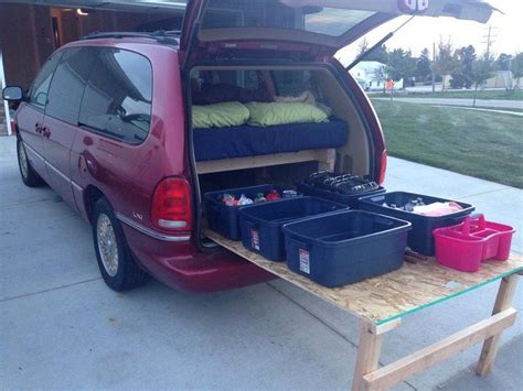 Easy DIY Minivan Camping Conversion On Pinterest (17) – Vanchitecture ...