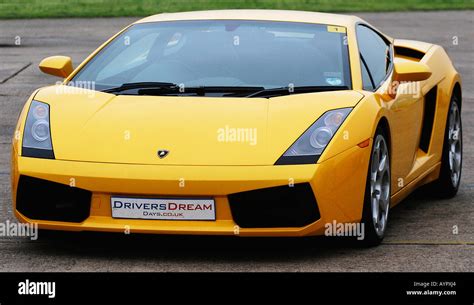 Lamborghini Gallardo front quarter view Stock Photo - Alamy