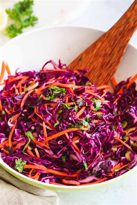 Red Cabbage Slaw | Red cabbage slaw recipes, Cabbage slaw recipes, Red cabbage recipes