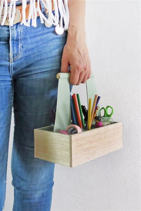 DIY Desk Organizer Caddy