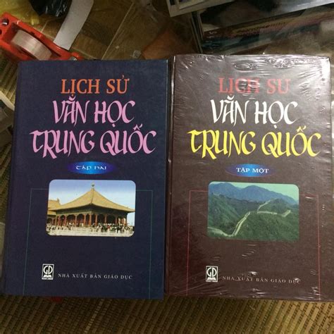 Lịch sử văn học Trung Quốc - Bộ 2 cuốn - Sách Cũ ABC