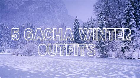 5 gacha winter outfits - YouTube