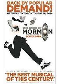 The Book of Mormon at Princess of Wales Theatre Toronto 2014