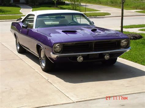 1970 Plymouth Cuda -PLUM CRAZY PURPLE NUMBERS MATCHING TEXAS-71-Make ...