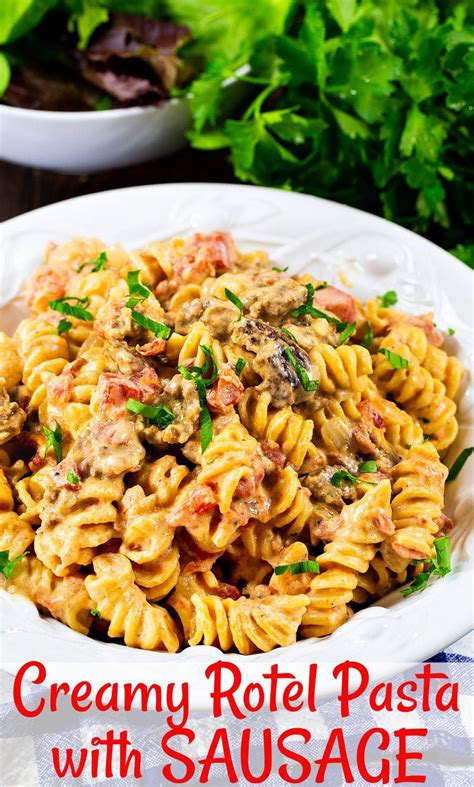 Creamy Rotel Pasta with Sausage | Recipe | Rotel recipes, Sausage pasta, Pasta dishes