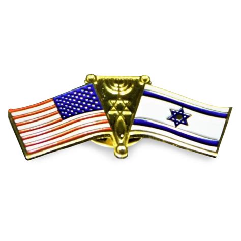 One New Man Israel USA Lapel Pin - One New Man Network