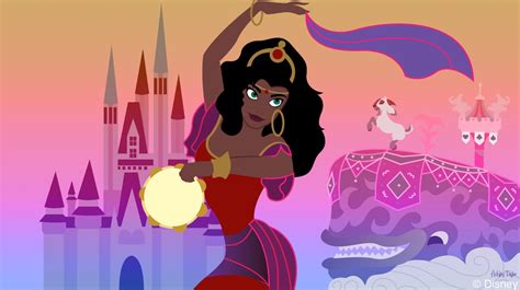 Disney Doodle: ‘The Hunchback of Notre Dame’ Esmeralda Checks Out ...