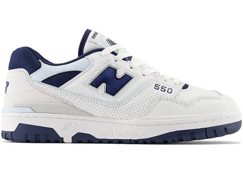 New Balance 550 White NB Navy Men's - BB550NQB - US