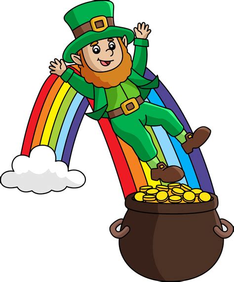 Saint Patricks Day Leprechaun Cartoon Clipart Vector 5723581 Vector Art ...