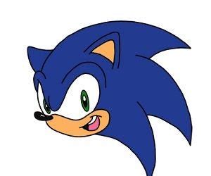 Sonic The Hedgehog Cartoon Face