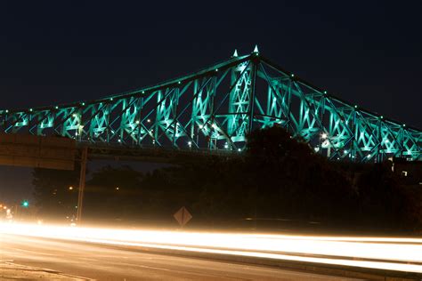 Montreal by night - Jacques Cartier Bridge on Behance