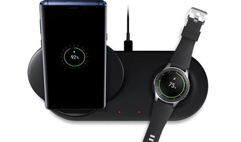 Samsung Wireless Charger Duo lader ur og telefon - MereMobil.dk