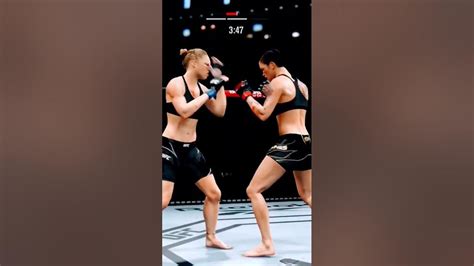 Amanda Nunes Knockouts out Ronda Rousey #eaufc4 #ufc4 #ko #ufc4caf #ranked - YouTube