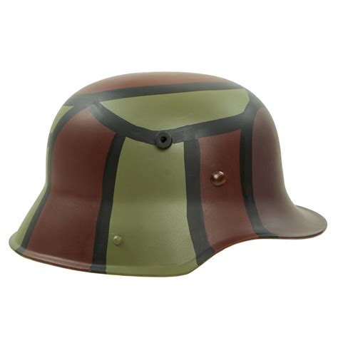 German WWI M16 Stahlhelm Steel Helmet, M-1916, Hand Painted Camouflage | ubicaciondepersonas ...