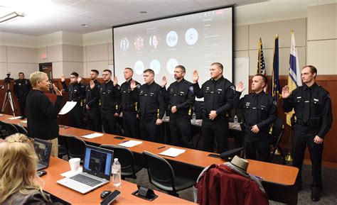 Nine new officers sworn in to serve on South Bend Police Department ...