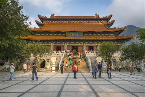 Po Lin Monastery at Lantau Island in Hong Kong © PhotoTravelNomads.com ...