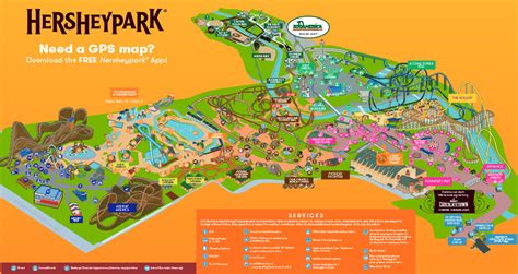 Hershey Park Printable Map