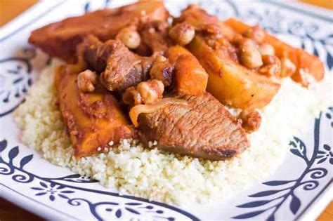 Kusksu (Libyan Couscous with Spicy Beef and Vegetables) - The Daring ...