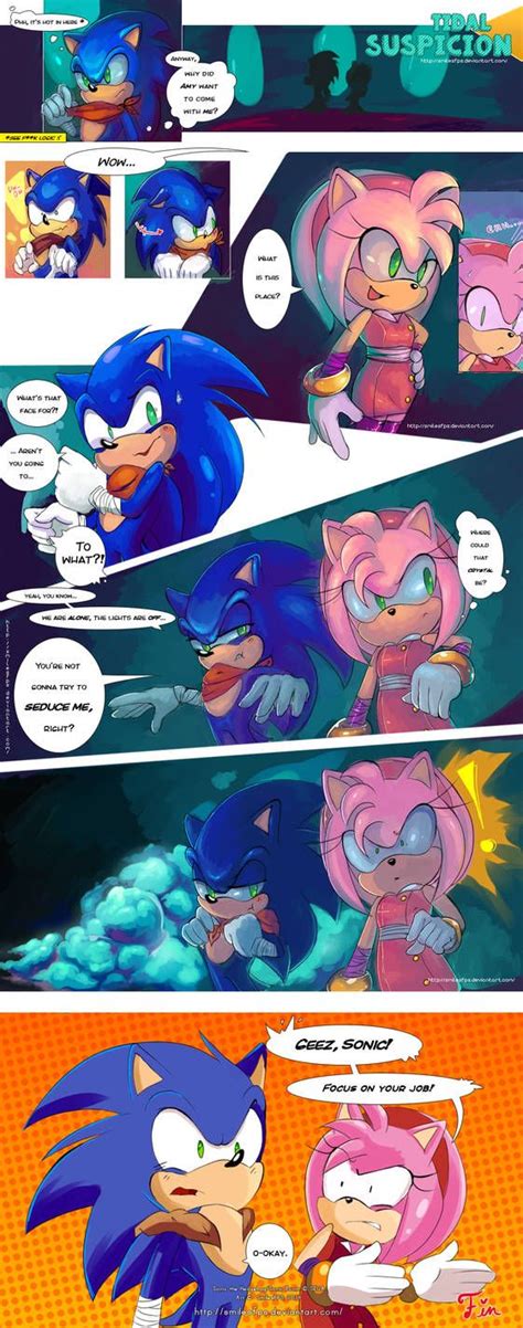 Tidal Suspicion by SmilesFPS | Sonic and amy, Sonic funny, Sonic boom