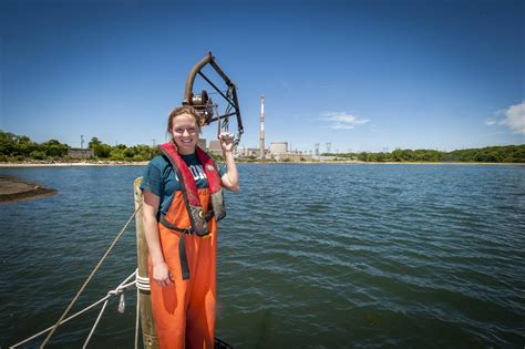 Intern Studying Ecosystem at Nuclear Power Plant - UConn Today