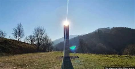 Another Mysterious Monolith Appears In Romania After The First One Vanished From Utah