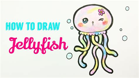 How To Draw Jellyfish Easy