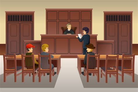 Cartoon Of The Jury Duty Illustrations, Royalty-Free Vector Graphics ...