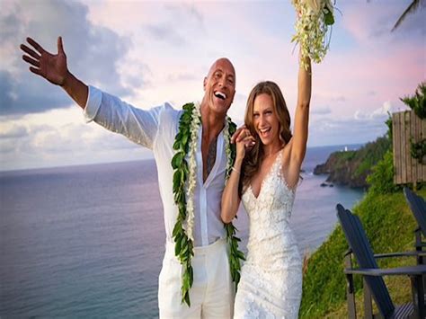 Dwayne ‘The Rock’ Johnson marries longtime girlfriend in secret ...