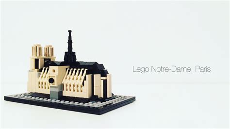 MOC Lego Notre Dame, Paris | Micro lego, Lego, Lego studios