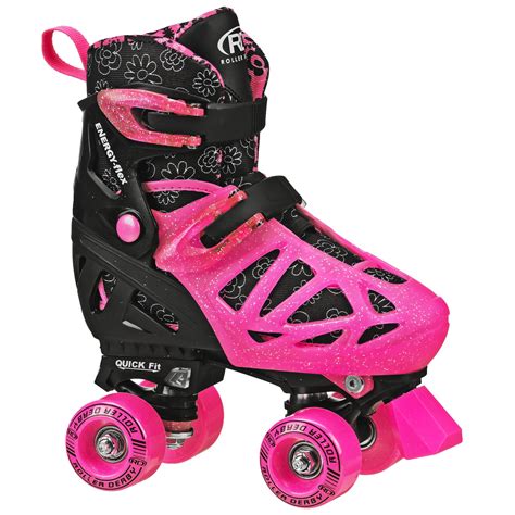 Roller Derby Girl's Quad Skates, Size 3-6 - Walmart.com