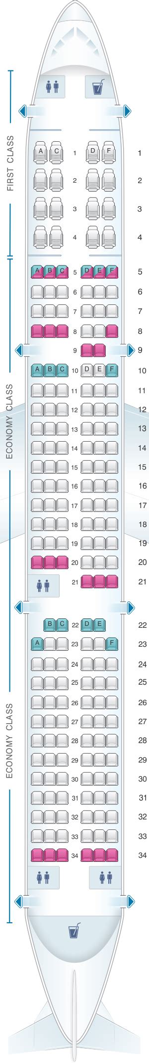 Airbus A321 Sharklets American Airlines Seating Chart | Elcho Table