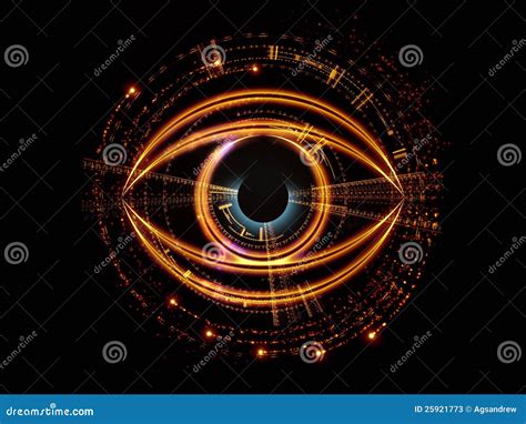 Eye of Artificial Intelligence Stock Illustration - Illustration of ...