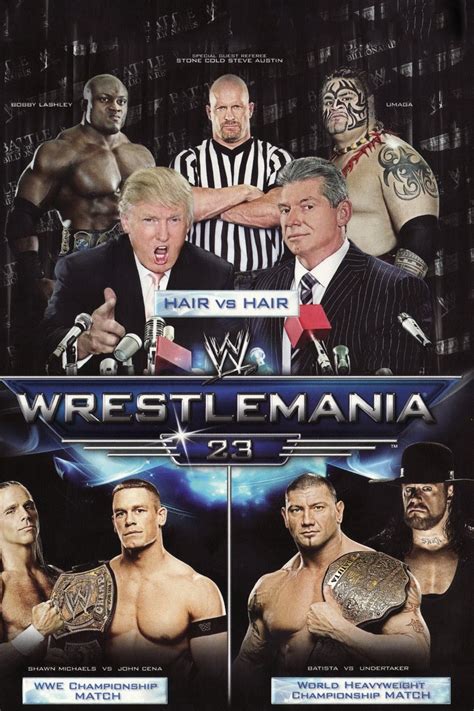 WWE WrestleMania 23 (2007) | The Poster Database (TPDb)