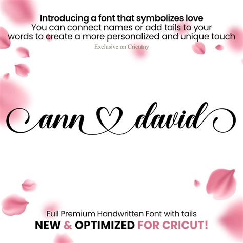 Free font with heart in the middle - Cricut and Silhouette friendly