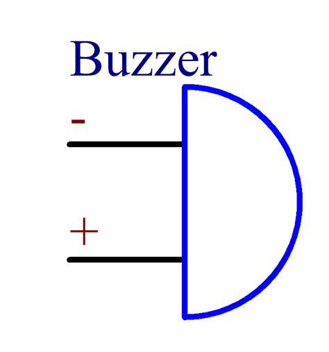 Symbol For Buzzer In Circuit Diagram