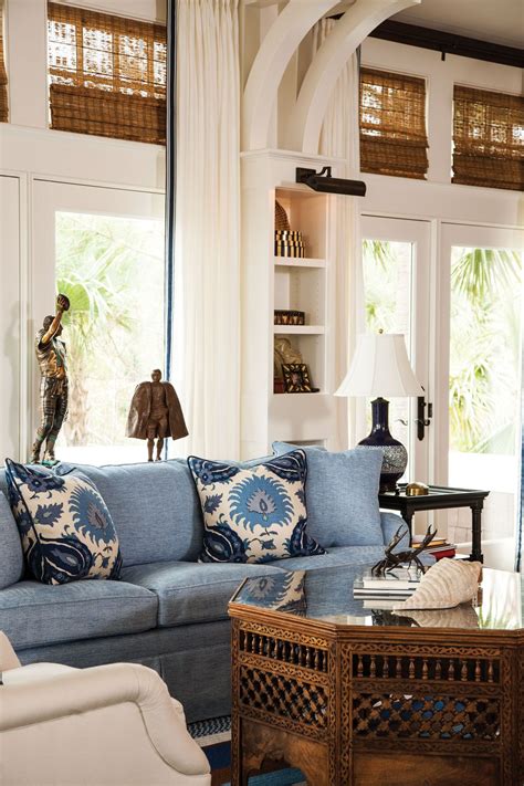 Home - Florida Design | Blue and white living room, Interior design ...