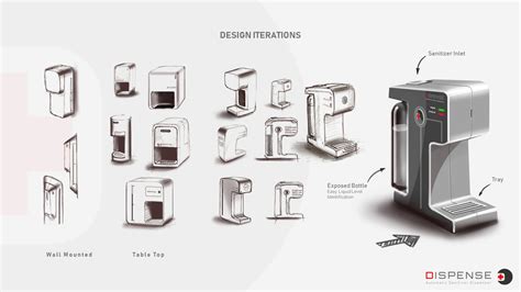 Dispense - Automatic Sanitizer Dispenser :: Behance