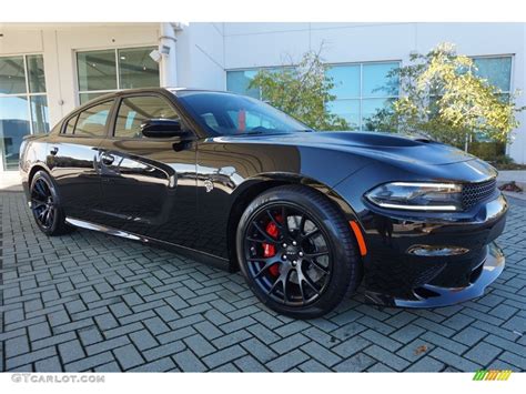 2016 Pitch Black Dodge Charger SRT Hellcat #108824776 Photo #4 | GTCarLot.com - Car Color Galleries