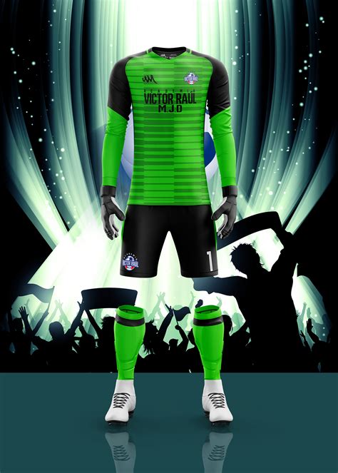 Men’s Full Soccer Goalkeeper Kit mockup :: Behance